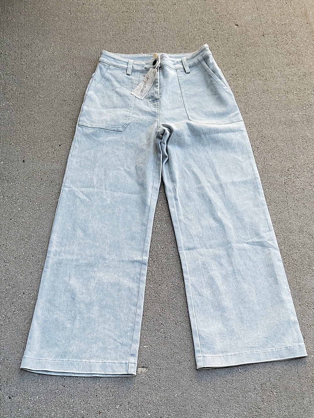Women's Mystree Mint Wide Leg High Rise Pants Size Medium- Brand New W/ Tag